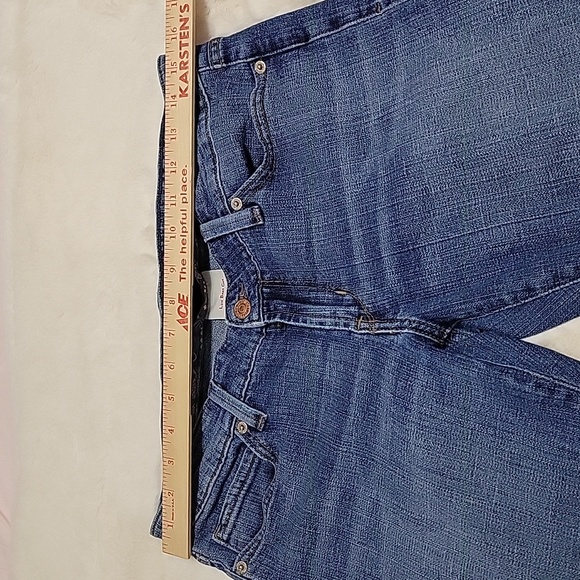Ladies Levi's Blue Comfortable Low Bootcut Stretch Denim Jeans - Picture 9 of 12